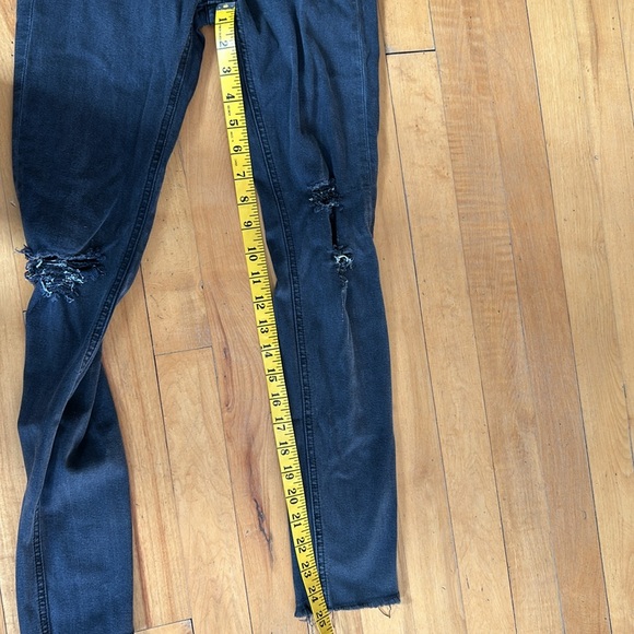 Rag & Bone Black Distressed jeggings - Picture 4 of 4